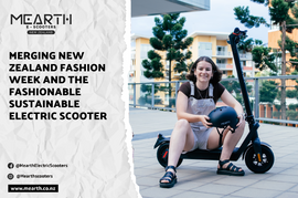 Merging New Zealand Fashion Week and the Fashionable Sustainable Electric Scooter