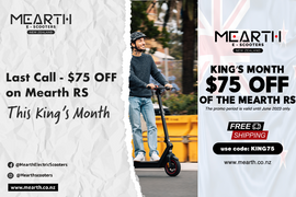 Last Call - $75 OFF on Mearth RS This King's Month